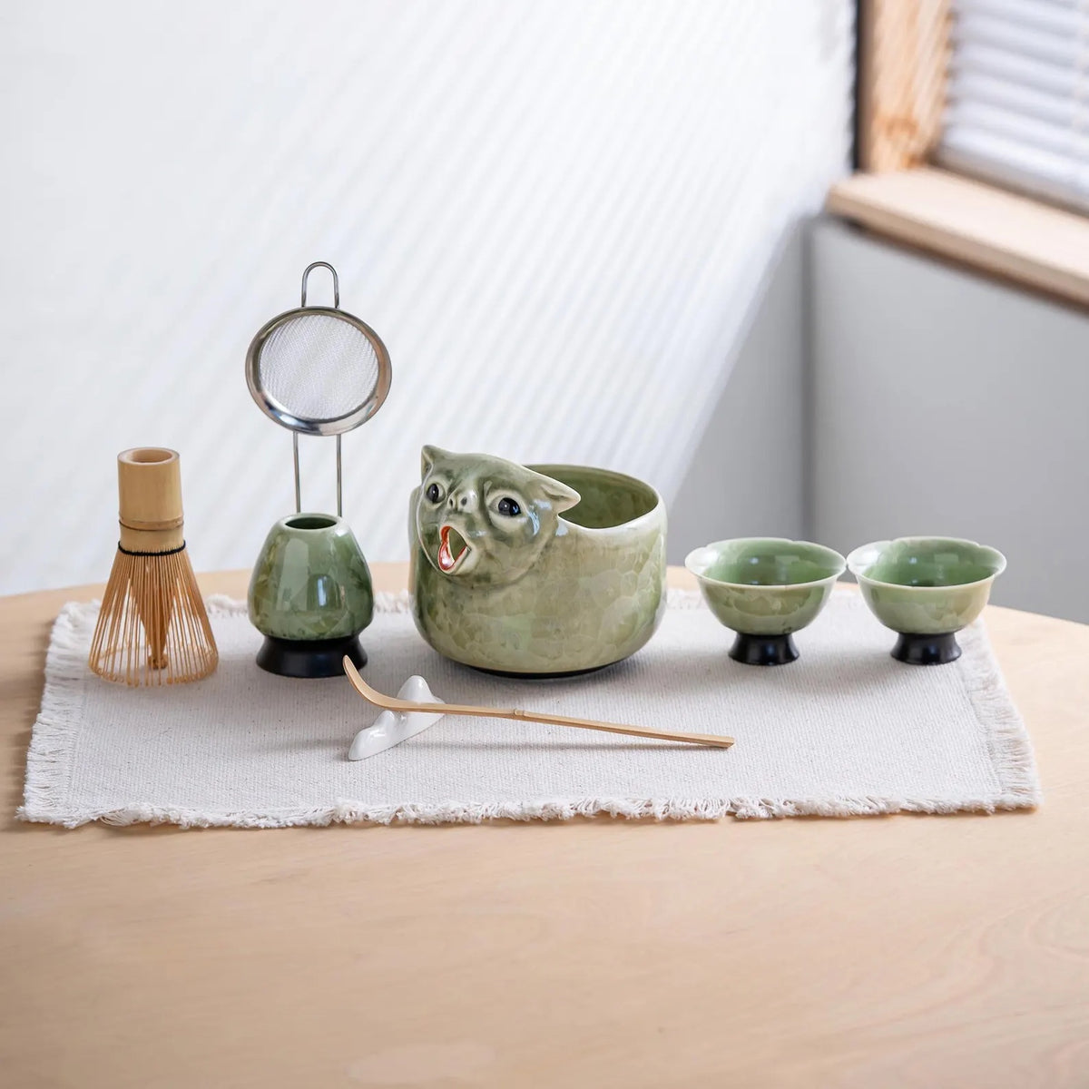 Celadon Green 8-piece matcha ceremony set